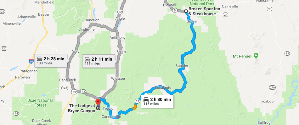 Etape Bryce Canyon