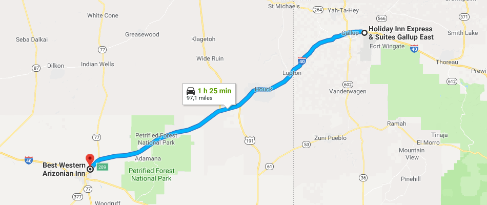 Etape Holbrook