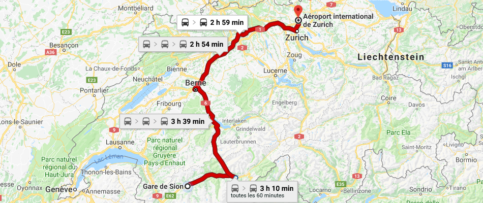 Map home Zurich